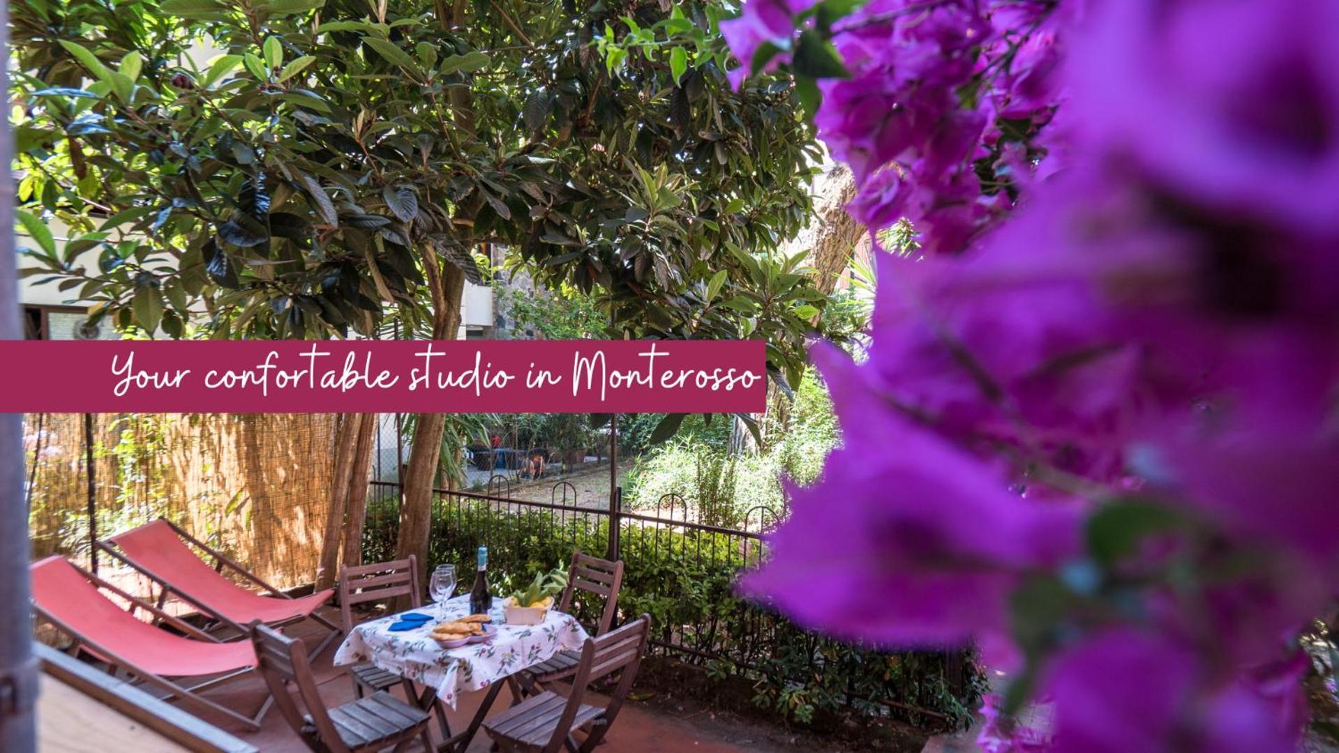 Il Giardino Di Ada Ground Floor Studio With Ac And Patio Monterosso al Mare Luaran gambar