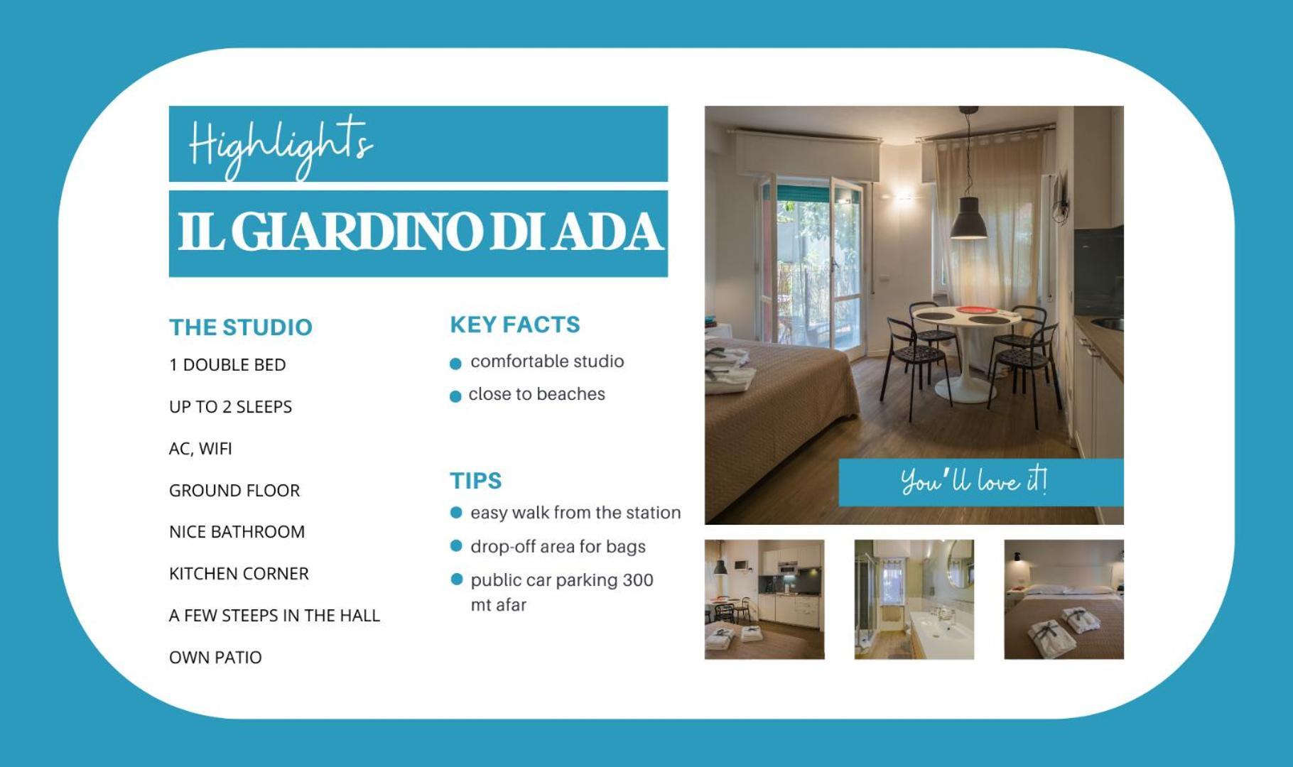 Il Giardino Di Ada Ground Floor Studio With Ac And Patio Monterosso al Mare Luaran gambar
