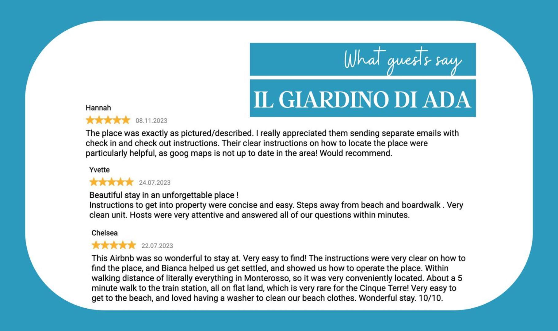 Il Giardino Di Ada Ground Floor Studio With Ac And Patio Monterosso al Mare Luaran gambar